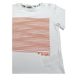 Siviglia T-Shirt Girocollo Tinta Unita con Stampa per Neonato SVNTS17283 BIANCO SIVIGLIA 