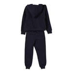 MOSCHINO completo 2pz in tuta felpa-pantalone tinta unita Blu per Bambino HUK03X BLU MOSCHINO 