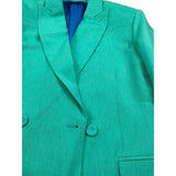 Daniele Alessandrini Giacca tinta unita Doppiopetto Verde per Bambino 1235J00148 VERDE DANIELE ALESSANDRINI 