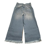 M+E' Jeans Tinta Unita Modello Palazzo per Neonata UE1701 AZZURRO M+E' 