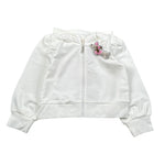 Liu Jo Felpa Chiusa con Cappuccio tinta unita Bianco per Bambina KA5016X BIANCO LIU JO 