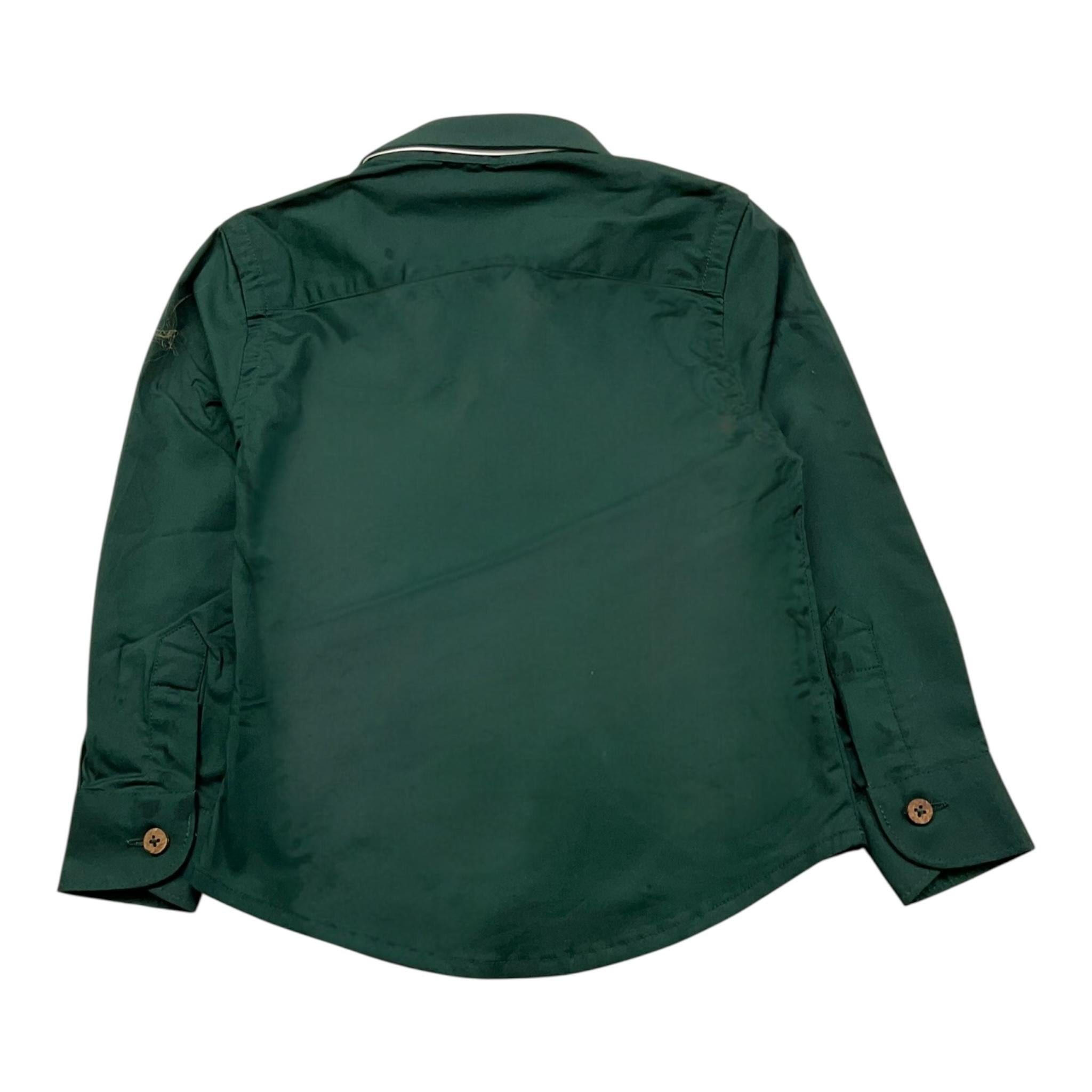 SIVIGLIA camicia tinta unita manica lunga Verde per Neonato SVNSH16163 VERDE SIVIGLIA 