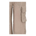 Dou Dou Pantalone Modello Cargo Tinta Unita con Tasconi per Bambina DW6P90 FANGO DOU DOU 