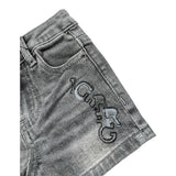 Iceberg Bermuda Tinta Unita In Denim con Girovita Regolabile per Neonato BMICE5108BXX GRIGIO ICEBERG 