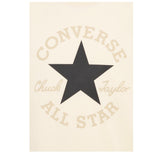 Converse T-Shirt Girocollo Tinta Unita con Logo per Bambino 9CD483 BEIGE CONVERSE 