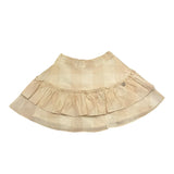 Liu Jo Gonna Tinta Unita con Fantasia A Quadri per Neonata KA5003N BEIGE LIU JO 
