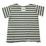 Not Only Monday – Cremefarbenes T-Shirt mit Streifenmuster für Neugeborene