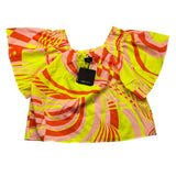 F**K Top Halbarm Multicolor Fantasy Print für Mädchen