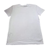 Bikkembergs T-Shirt Girocollo Tinta Unita con Stampa per Bambino BK3153 BIANCO BiKKEMBERGS 