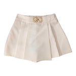 Fun & Fun Short Modello Gonna Tinta Unita per Bambina FCJSO01133 PANNA FUN & FUN 