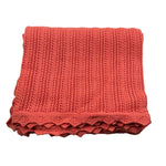 Wedoble Coperta Tinta Unita per Neonata V2506306A CORALLO WEDOBLE 