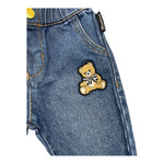 MOSCHINO jeans tinta unita con elastico in vita Blu per Neonato MDP03F BLU MOSCHINO 