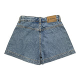 Dixie Short Denim Einfarbig mit verstellbarer Taille Hellblau für Mädchen