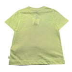 K-Way T-Shirt Girocollo Tinta Unita con Stampa per Bambino K2151NW VERDE ACIDO K-WAY 
