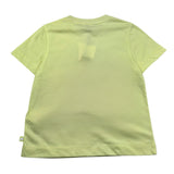 K-Way T-Shirt Girocollo Tinta Unita con Stampa per Bambino K2151NW VERDE ACIDO K-WAY 