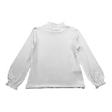 MAYORAL shirt mezzocollo tinta unita con brillantini Bianco per Neonata 145XN BIANCO MAYORAL 