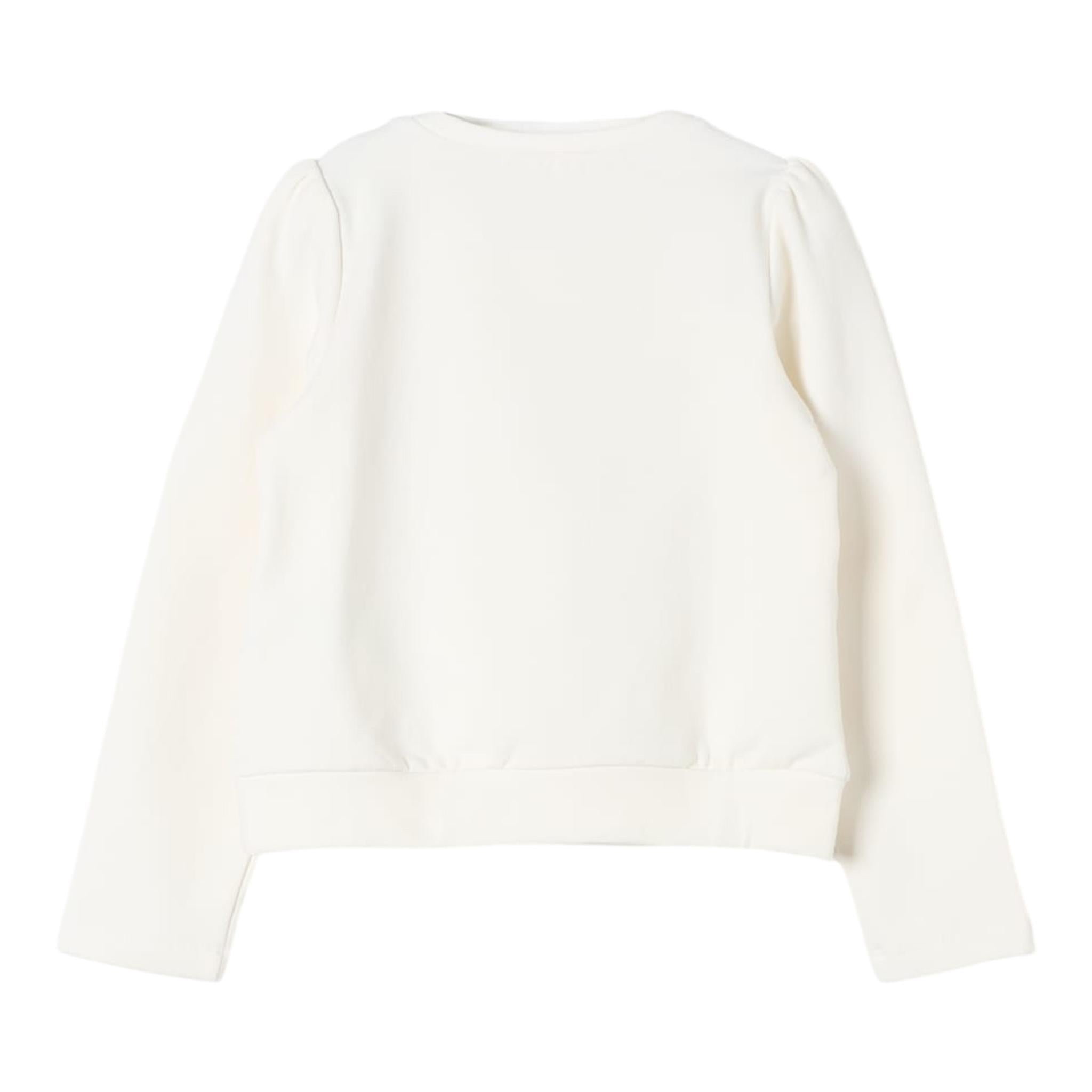 LIU JO felpa chiusa girocollo tnta unita con brillantini Panna per Neonata KF4108F0939XN PANNA LIU JO 