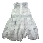 Trussardi Abito Giromanica Tinta Unita In Tulle per Neonata TIP26140VE BIANCO TRUSSARDI 