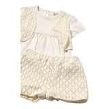 Mayoral Completo 2 Pezzi T-Shirt-Short Tinta Unita per Neonata 1239 PANNA MAYORAL 