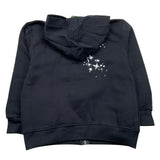 DIADORA felpa con zip e cappuccio tinta unita con logo Nero per Bambina F4DIBGZH098 NERO DIADORA 