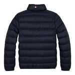 TOMMY HILFIGER giubbino tinta unita con zip e logo Blu per Bambino KS0KS00568 BLU TOMMY HILFIGER 