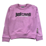 Just Cavalli Felpa Chiusa Girocollo Tinta Unita con Stampa per Neonata JIP26028FE ROSA JUST CAVALLI 
