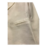 Please Beige Einreihige Einfarbige Jacke für Jungen