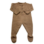 WEDOBLE tutina manica lunga tinta unita Fango per Neonato I2407346 FANGO WEDOBLE 