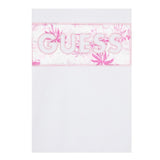 Guess Abito Mezza Manica Tinta Unita con Logo per Bambina J5GK06KAE24 BIANCO GUESS 
