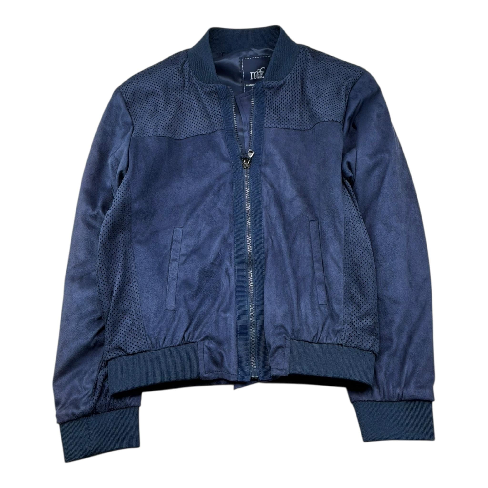 Manuel & Frank Giubbino Tinta Unita con Zip per Bambino MF6115B BLU MANUEL & FRANK 