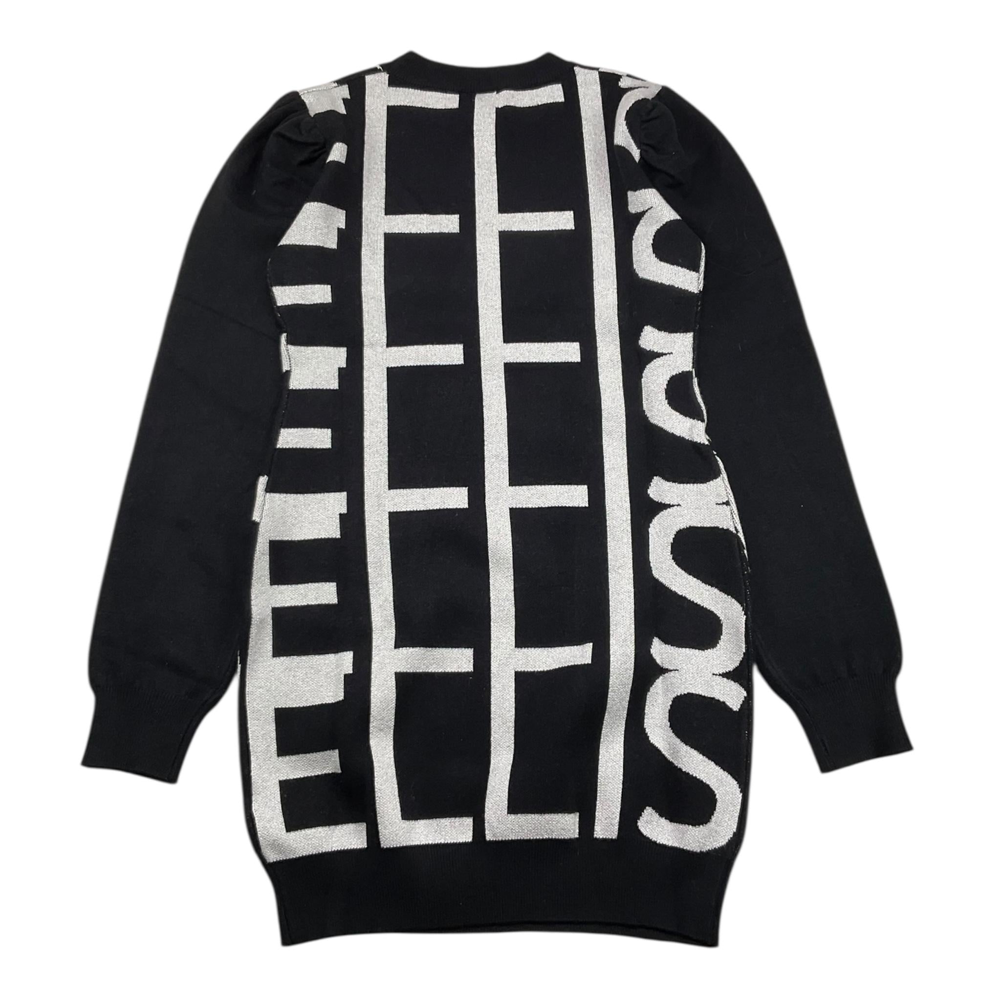 MARC ELLIS abito tinta unita con stampa mezzo collo Nero per Bambina JMJDR00110X NERO MARC ELLIS 