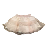 Liu Jo Einfarbiger Rock mit Rüschen und elastischer Taille Rosa für Baby Mädchen