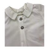 Barcellino Camicia Tinta Unita Mezza Manica per Neonato 9059 BIANCO BARCELLINO 