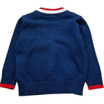 Trussardi Cardigan Tinta Unita Scollo A V per Neonato TIP26007CD BLU TRUSSARDI 