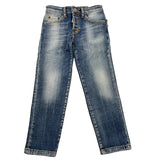 DSQUARED2 jeans tinta unita con 5 tasche Blu per Bambino DQ0731 BLU DSQUARED2 