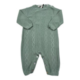 Maglifici di Verona Tutina Tinta Unita In Maglia per Neonato 045382 VERDE MAGLIFICI DI VERONA 