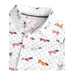 BOBOLI camicia tinta unita con stampa Bianco per Neonato 719018 BIANCO BOBOLI 