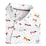 BOBOLI camicia tinta unita con stampa Bianco per Neonato 719018 BIANCO BOBOLI 