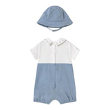 Mayoral Completo 2 Pezzi Pagliaccetto-Cappello per Neonato 1605X BLU MAYORAL 