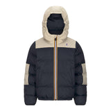 K-WAY giubbino bicolore con cappuccio in contrasto Beige/blu per Bambino K6117YW BEIGE/BLU K-WAY 