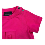 John Richmond T-Shirt Girocollo Tinta Unita con Logo per Neonata RIP26030TS FUXIA JOHN RICHMOND 