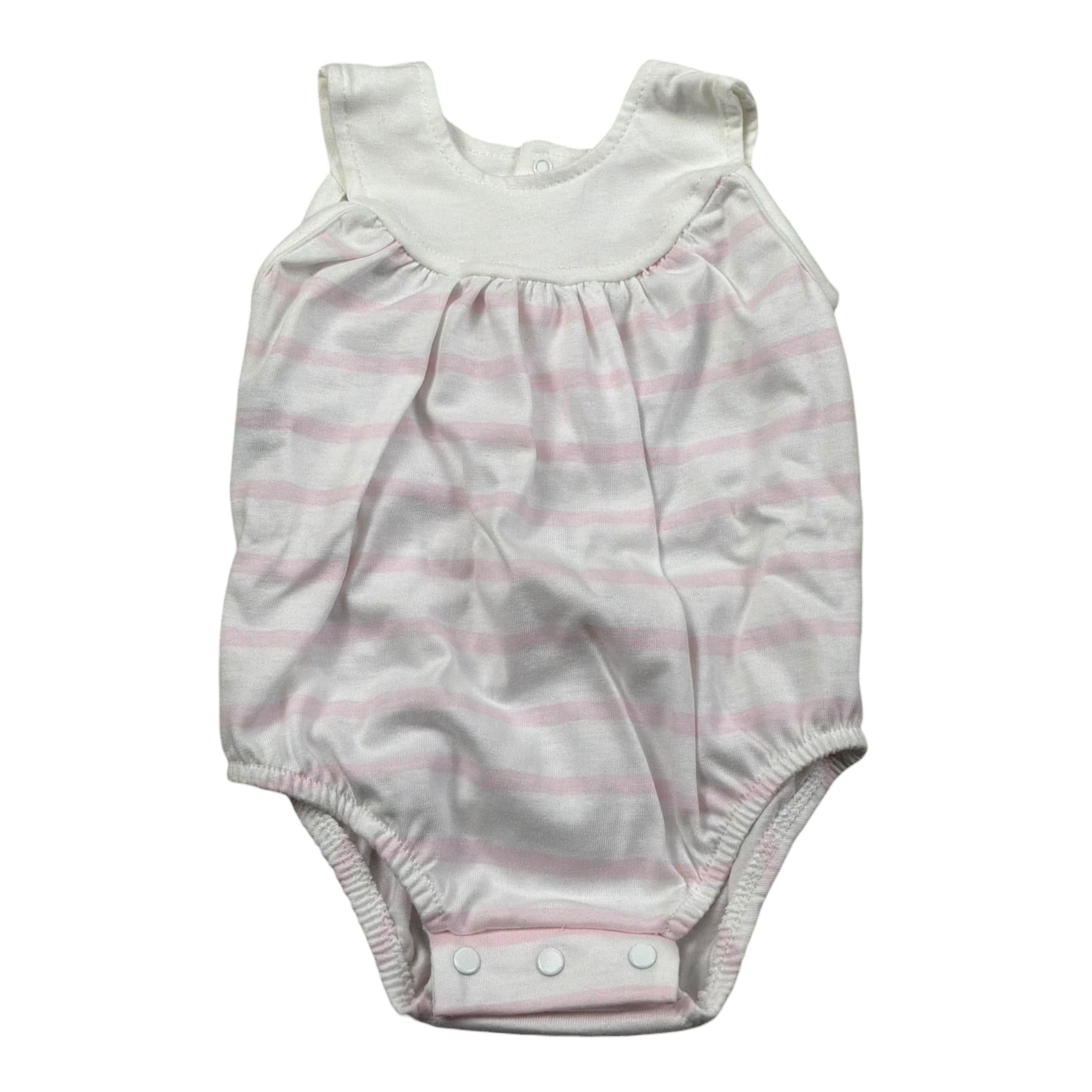 Babidu Pagliaccetto Giromanica Fantasia A Righe per Neonata 12209 BIANCO BABIDU 