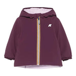 K-WAY giubbino bicolore reversibile  Bordeaux/lilla per Neonata K71338WXX BORDEAUX/LILLA K-WAY 