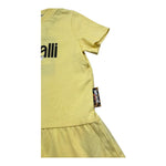 Just Cavalli Abito Mezza Manica Tinta Unita con Logo per Neonata JIP26026VE GIALLO JUST CAVALLI 