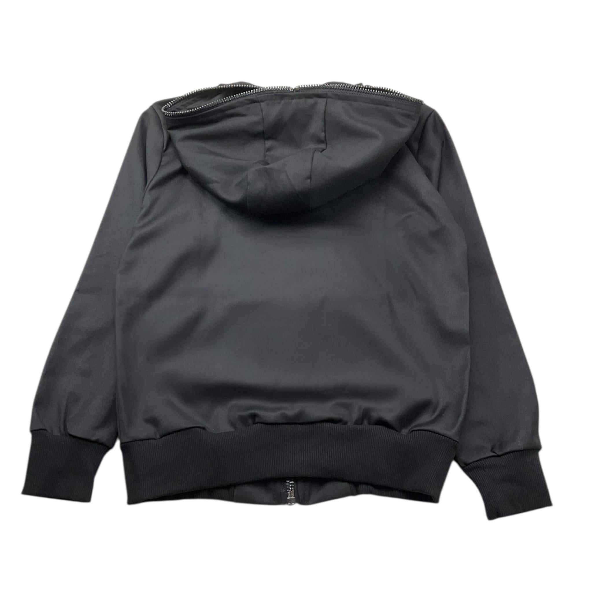 STAY STREET felpa tinta unita con zip e cappuccio Nero per Bambino CAMBC3002 NERO STAY STREET 