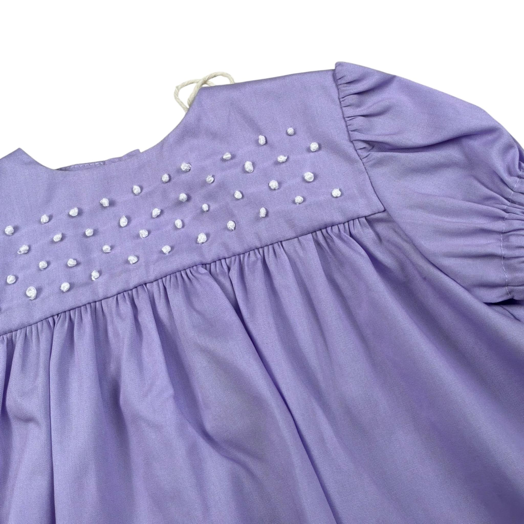 Ilfarobimbi camiciaTinta Unita Mezza Manica per Neonata IFN50150 LILLA ILFAROBIMBI 