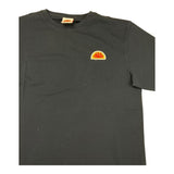 Sundek Rundhals-T-Shirt einfarbig mit blauem Aufdruck für Jungen
