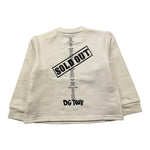DOLCE & GABBANA felpa chiusa girocollo tinta unita cn logo Bianco per Neonato L2JW5B BIANCO DOLCE & GABBANA 