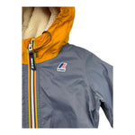 K-WAY giubbino tinta unita con cappuccio in contrasto Grigio per Neonato K61157WX GRIGIO K-WAY 