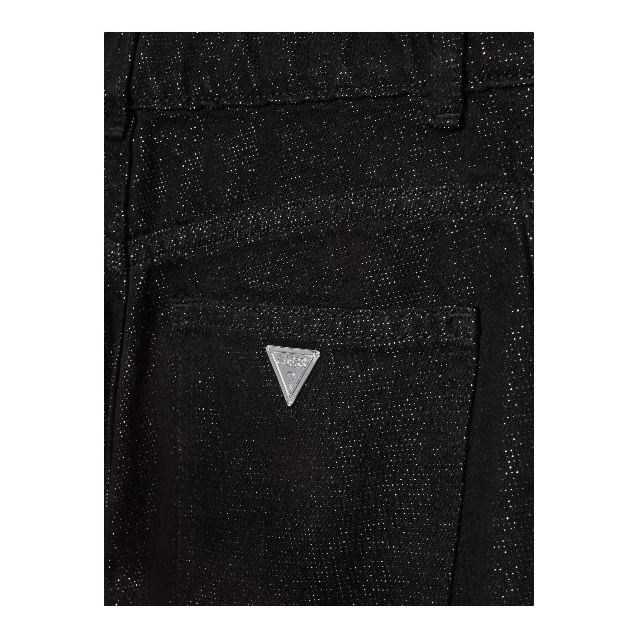 GUESS pantalone tinta unita modello palazzo Nero per Bambina K4BA06D5D90 NERO GUESS 